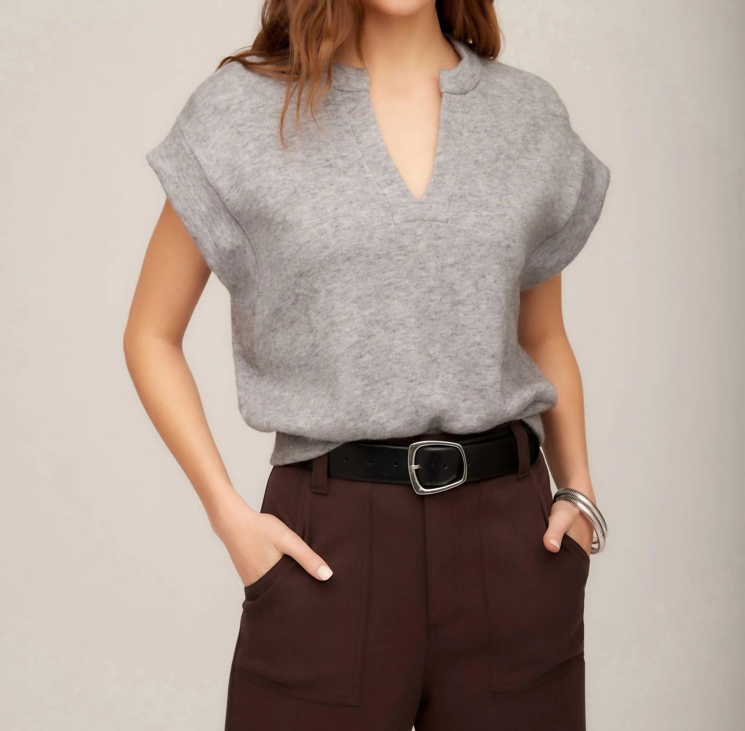 Fifteen Twenty - Morgan V-Neck Top