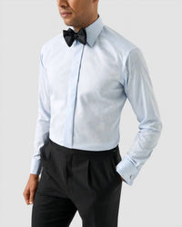Eton Floral Jacquard Long Sleeve Shirt in blue - men's shirt
