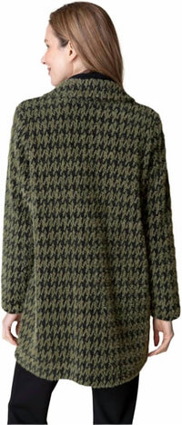 Habitat - Chenille Houndstooth Car Coat