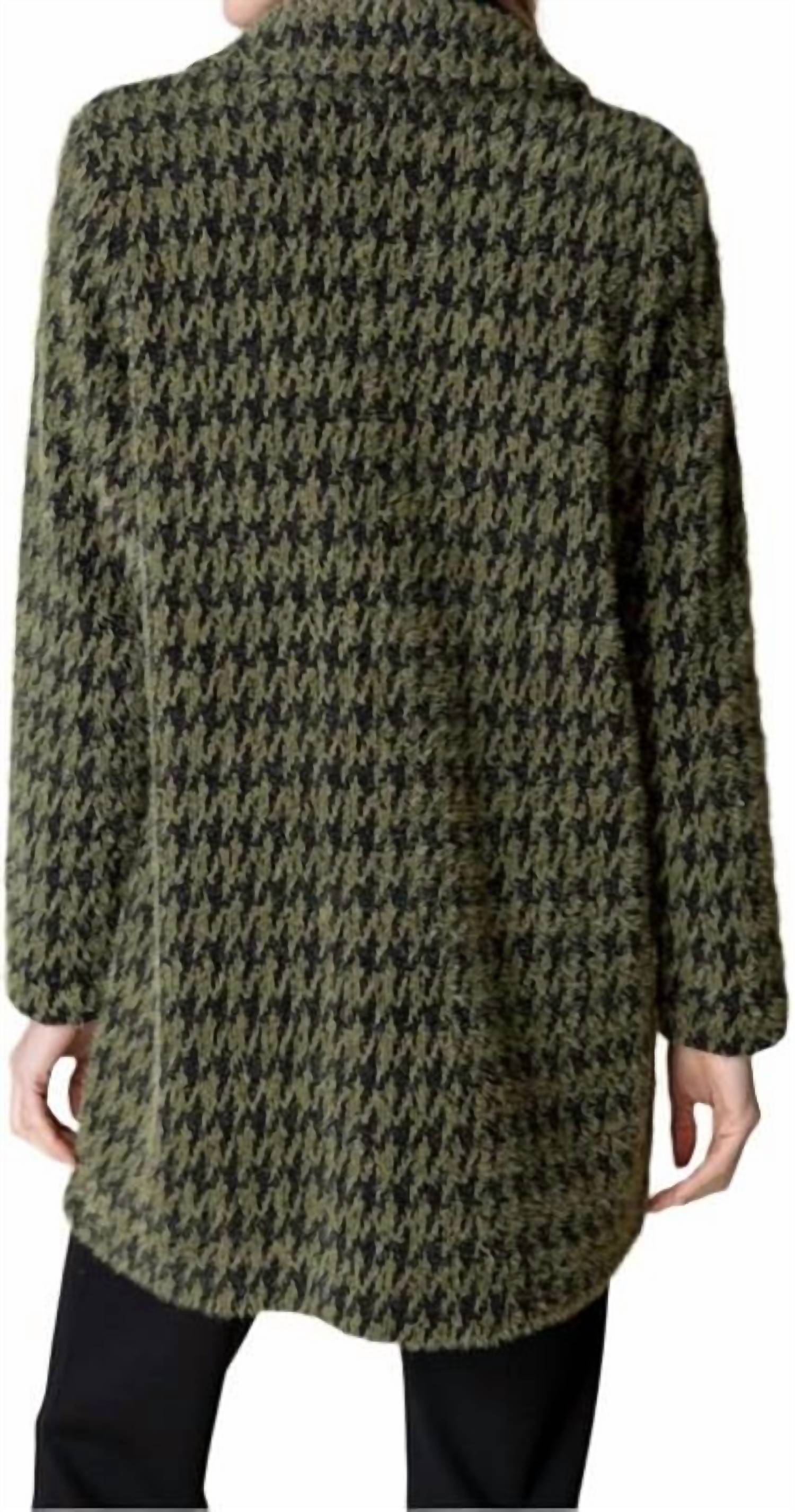 Habitat - Chenille Houndstooth Car Coat