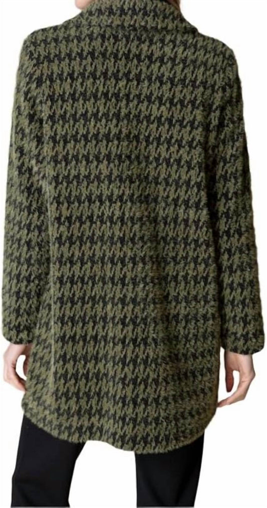 Habitat - Chenille Houndstooth Car Coat