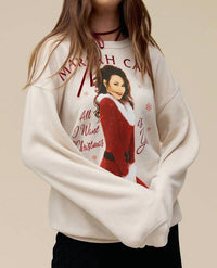 Daydreamer - Mariah Carey All I Want For Christmas BF Crew Sweatshirt