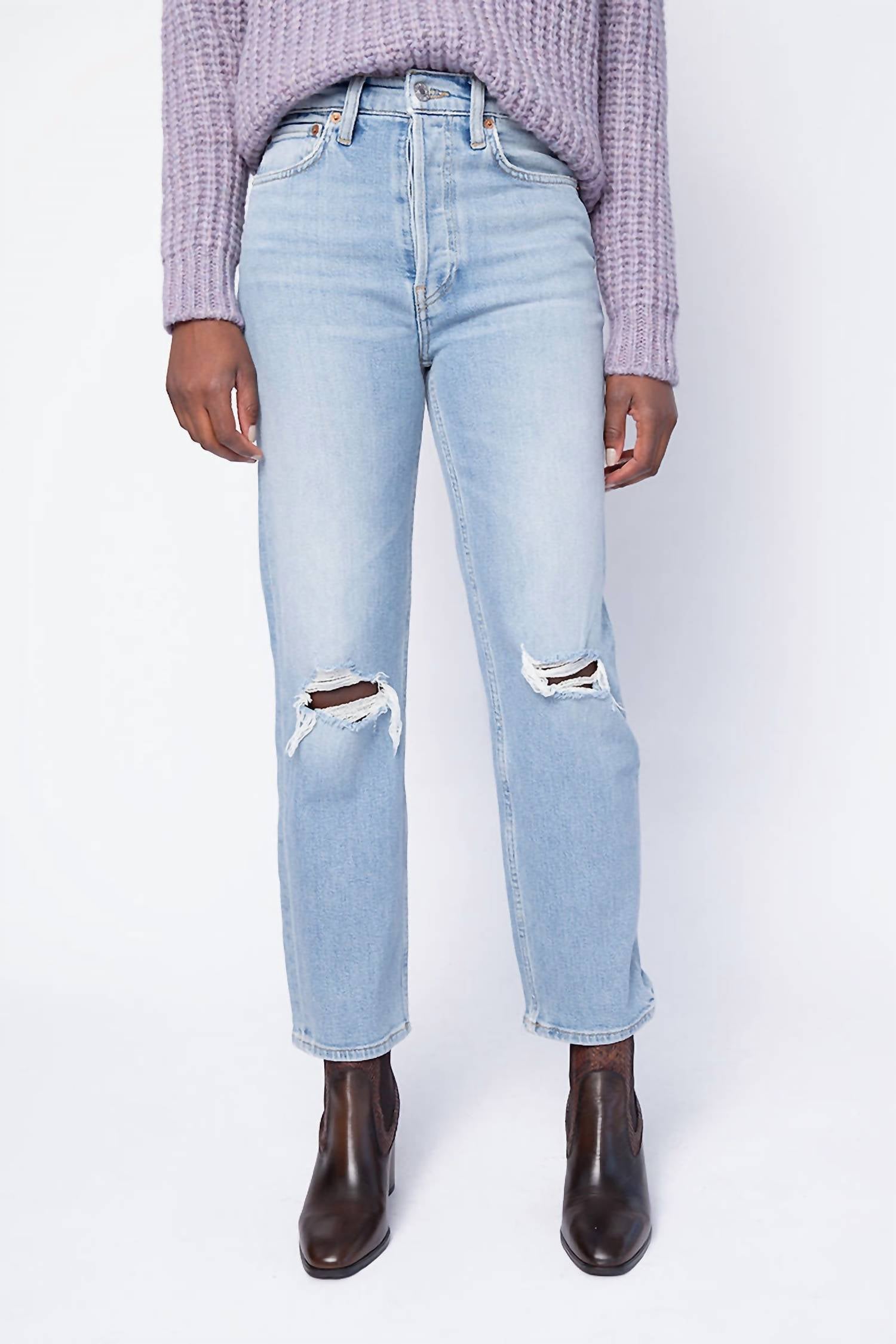 Re/Done - 70s Stove Pipe Jeans