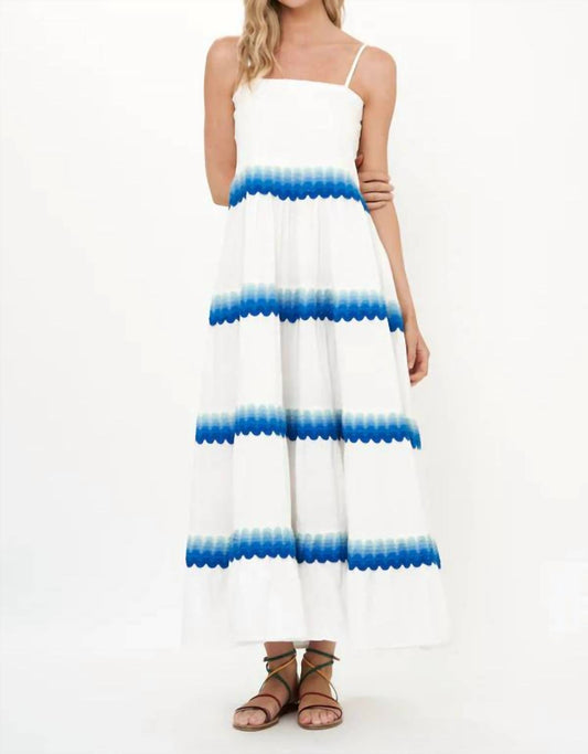 Oliphant - Smocked Back Maxi Dress