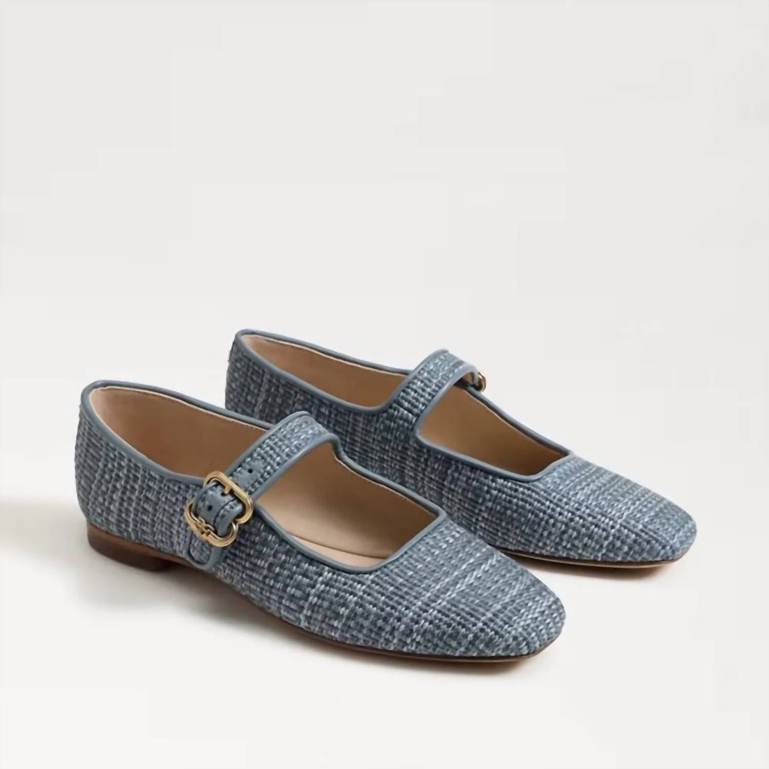 Sam Edelman - Women's Michaela Raffia Mary Jane Shoes