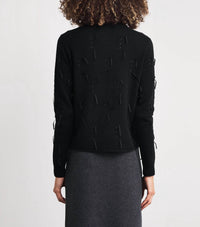 Lafayette 148 - Ribbon Hand Embellished Cardigan