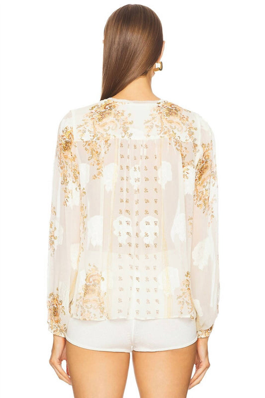 Ulla Johnson - Aster Long Sleeve Floral Blouse