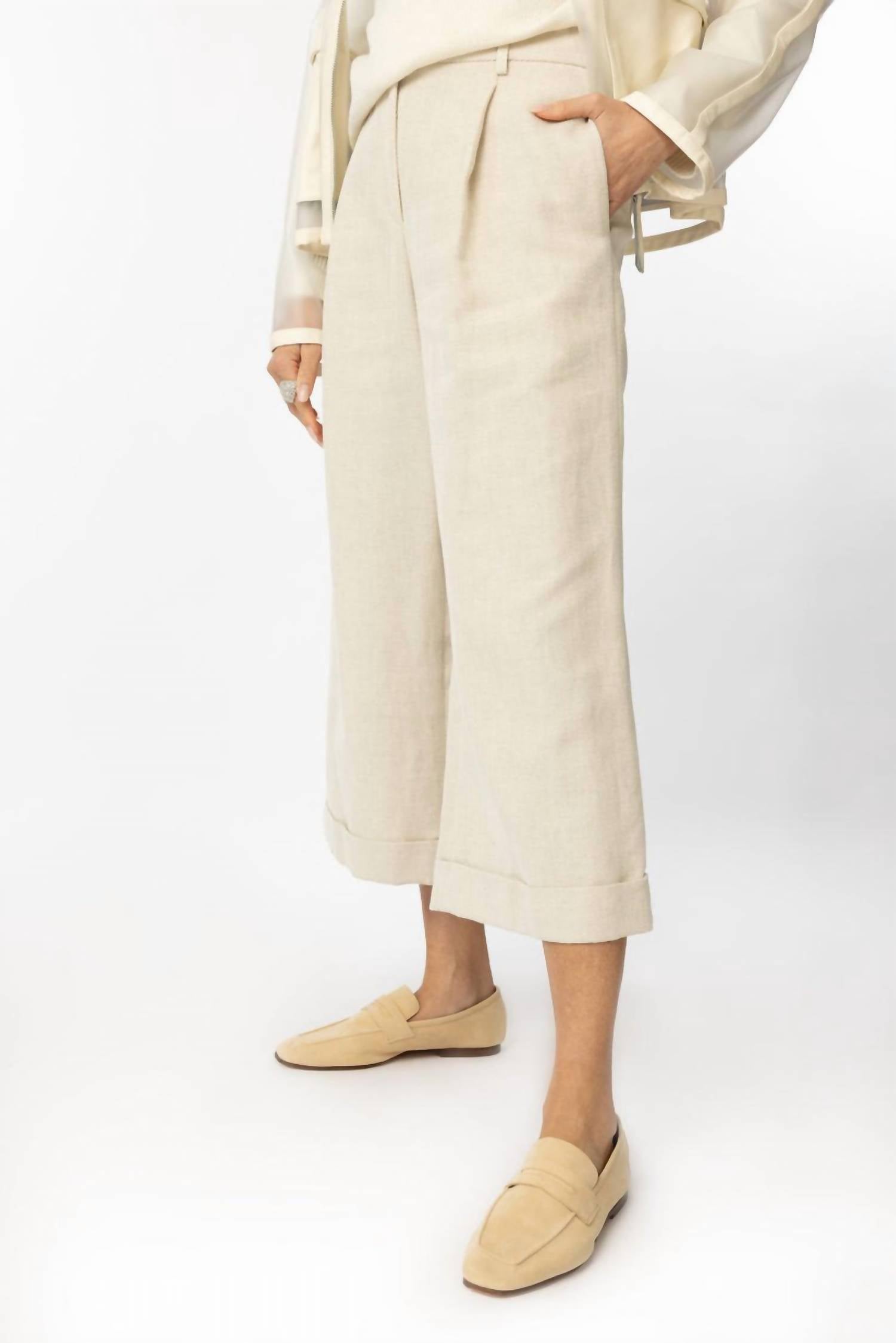 Twp - Houston St Crop Wide Leg Pant