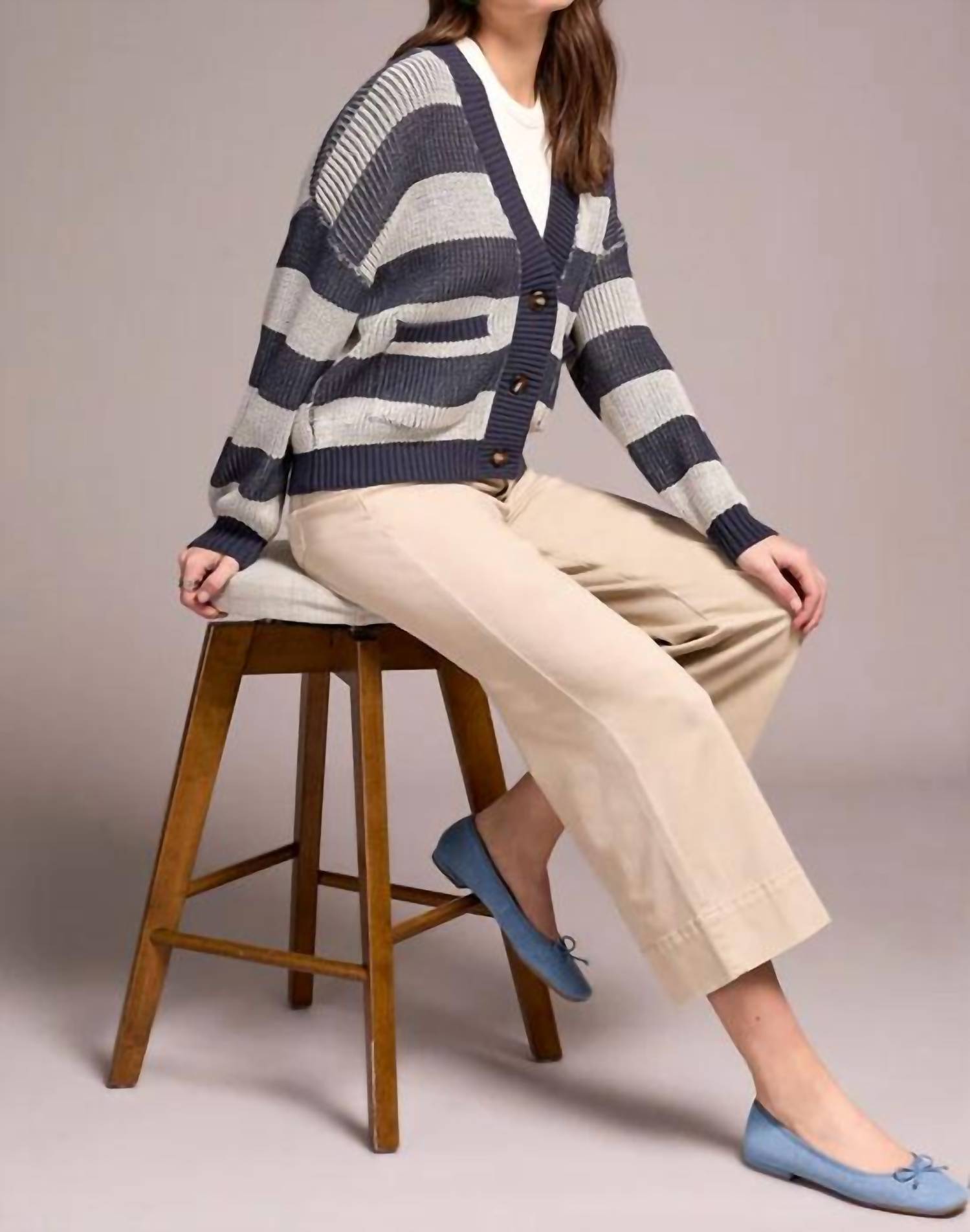 Tribal - Buttoned Front Sweater Cardigan
