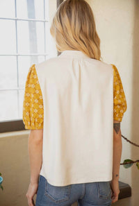 Voy - Sweetheart Tie Front Neck Suede Top