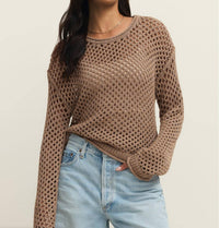 Z Supply - Women's Cala Shimmer Crochet Sweater