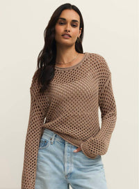 Z Supply - Cala Shimmer Crochet Sweater