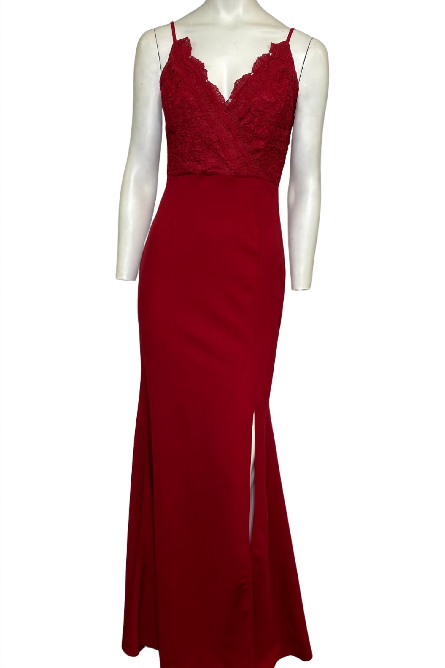 Trac - Red Maxi Dress