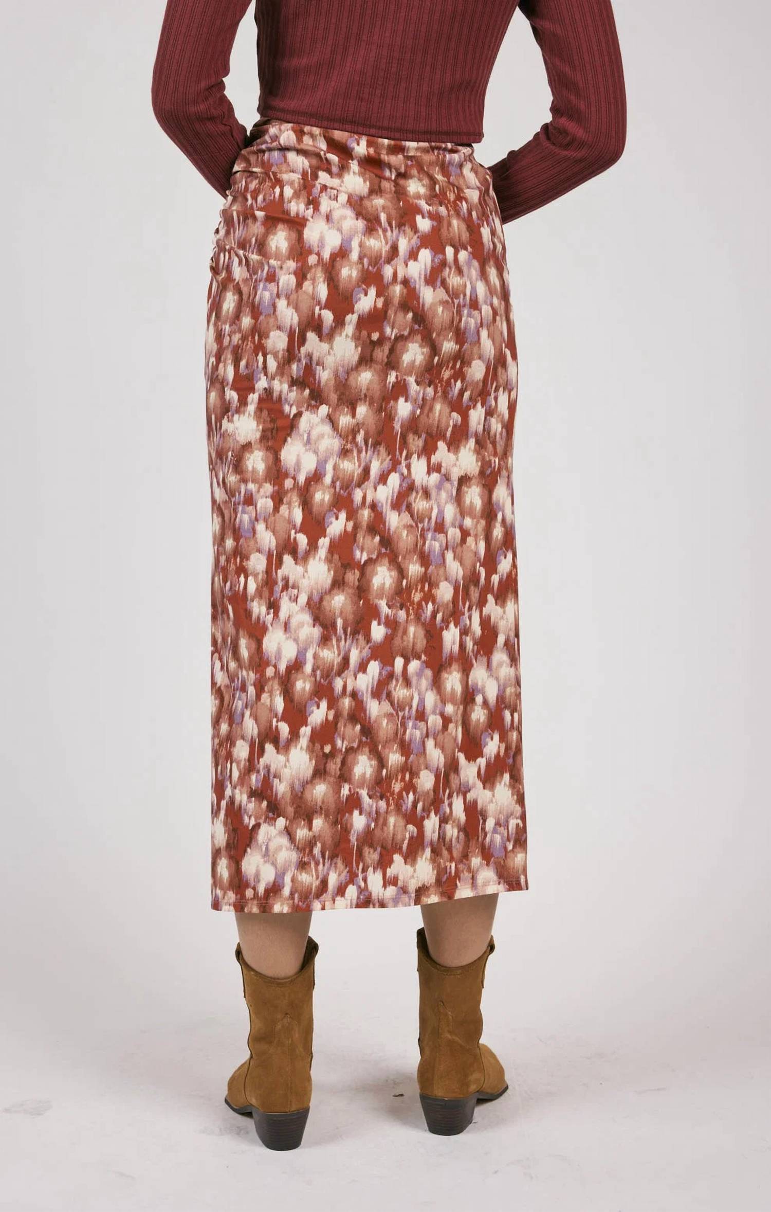 Sadie & Sage - Twilight Side Shirred Maxi Skirt