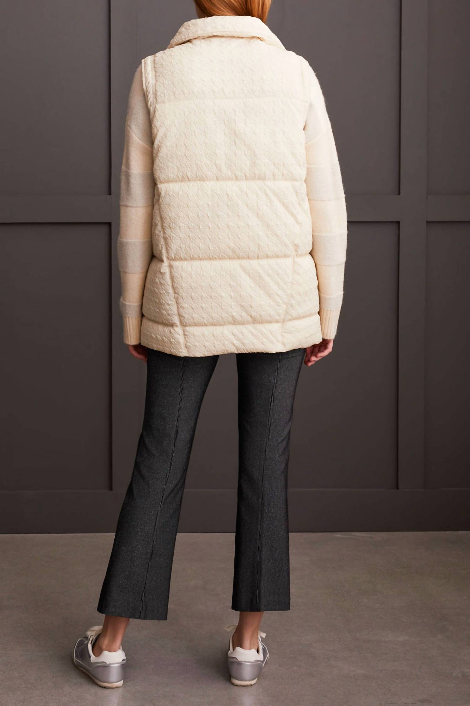 Tribal - Quilted Mock Neck Vest