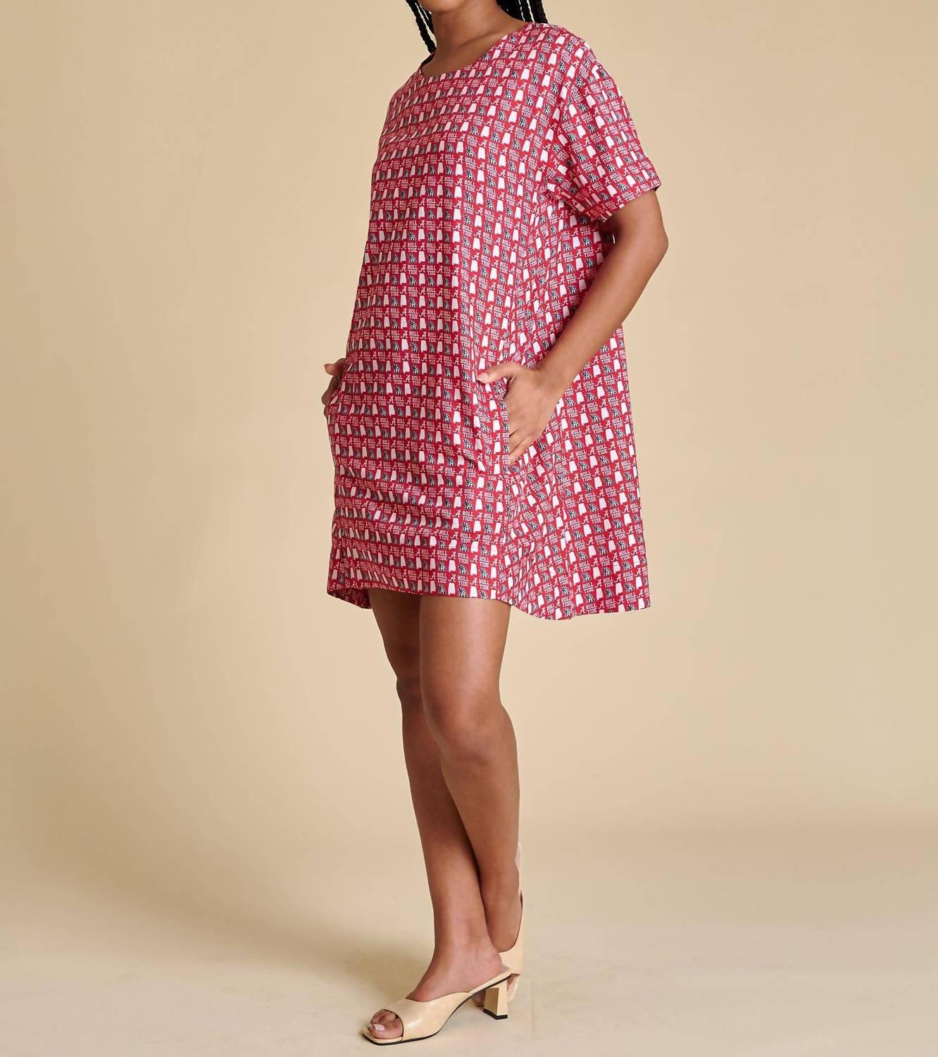 Stewart Simmons - Bama GameDay Twill A-Line Dress
