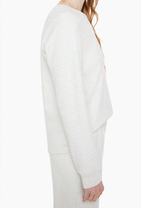 Mother Long Sleeve Boxy Goodie Goodie Top in day to night - women's long sleeve top - alternate view
