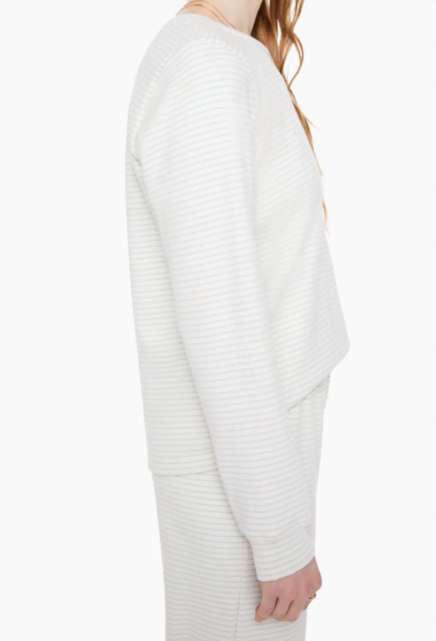 Mother Long Sleeve Boxy Goodie Goodie Top in day to night - women's long sleeve top - alternate view