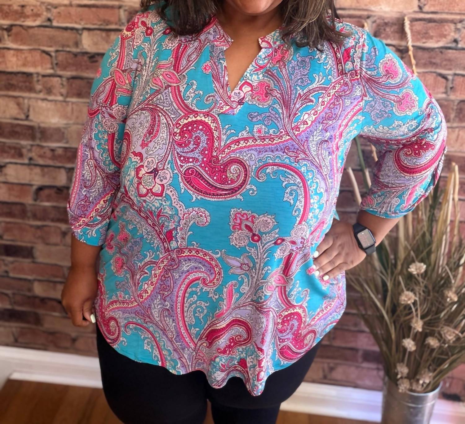 Dear Scarlett - Women's Wrinkle Free Lizzy Blouse