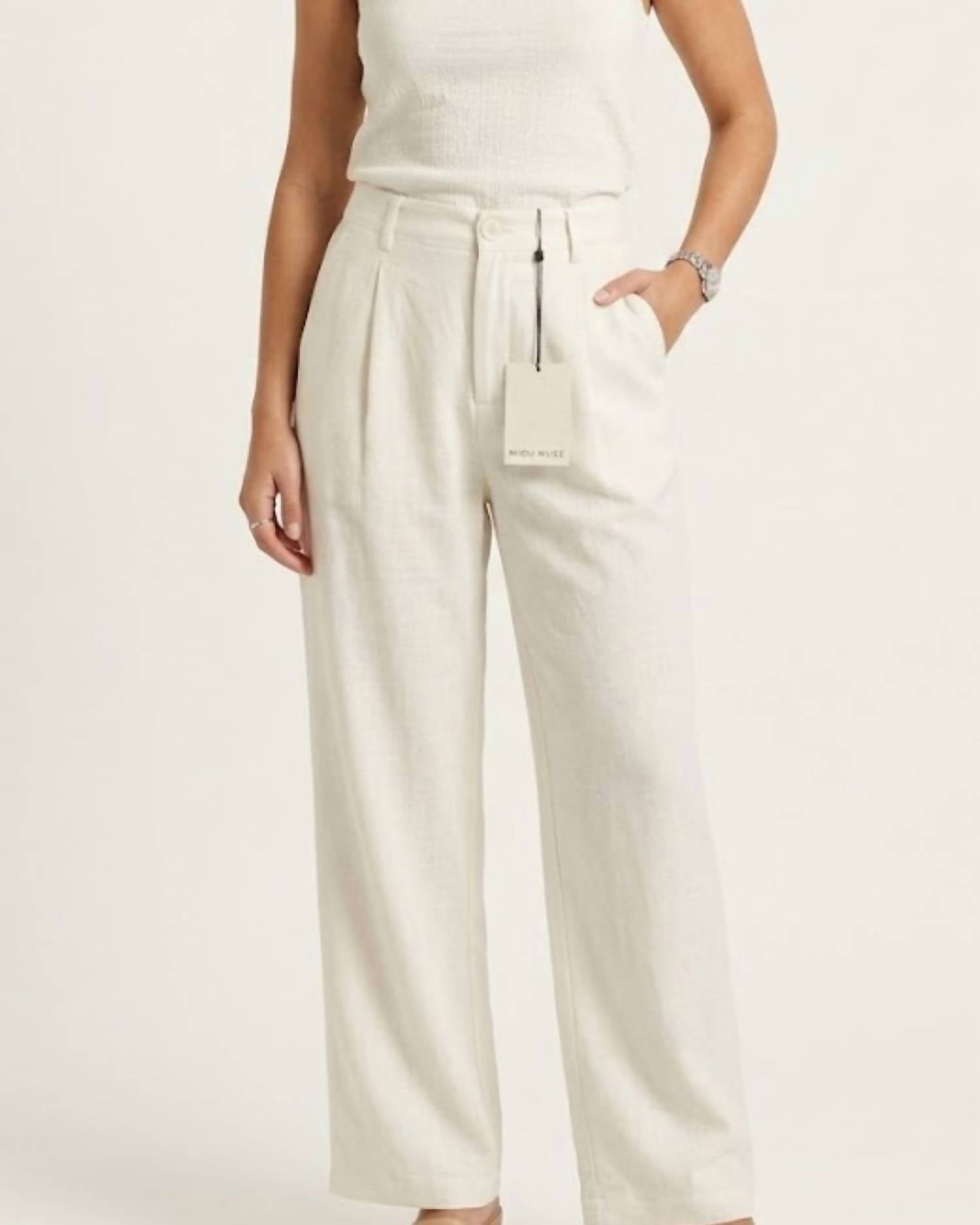 Miou Muse - Monroe Linen Pants