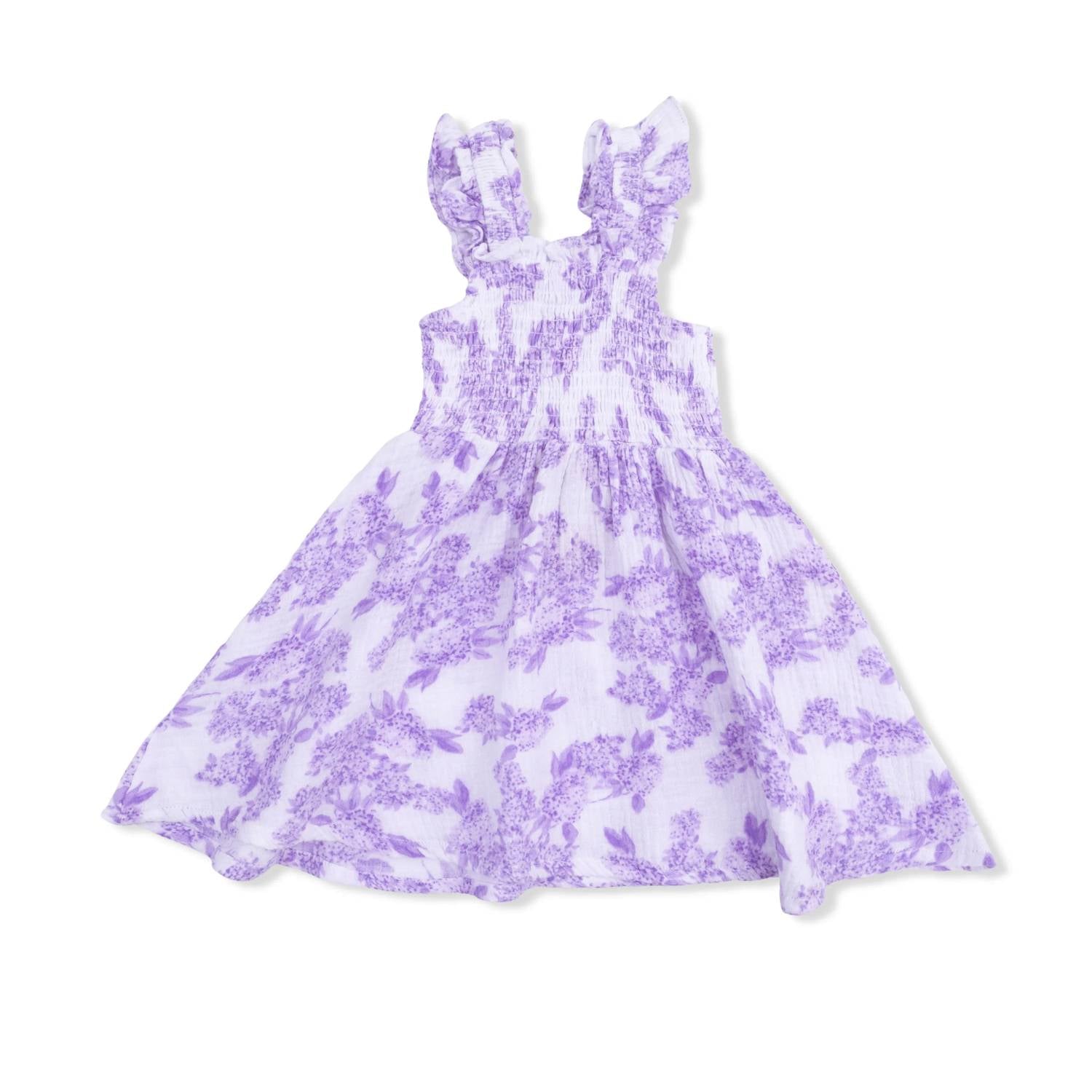 Angel Dear - Girls Floral Smocked Sundress