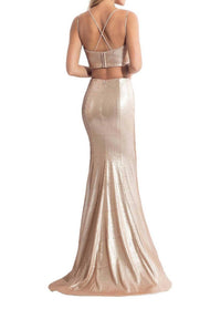 Rachel Allan - Double Spaghetti Strap Set Prom Dress