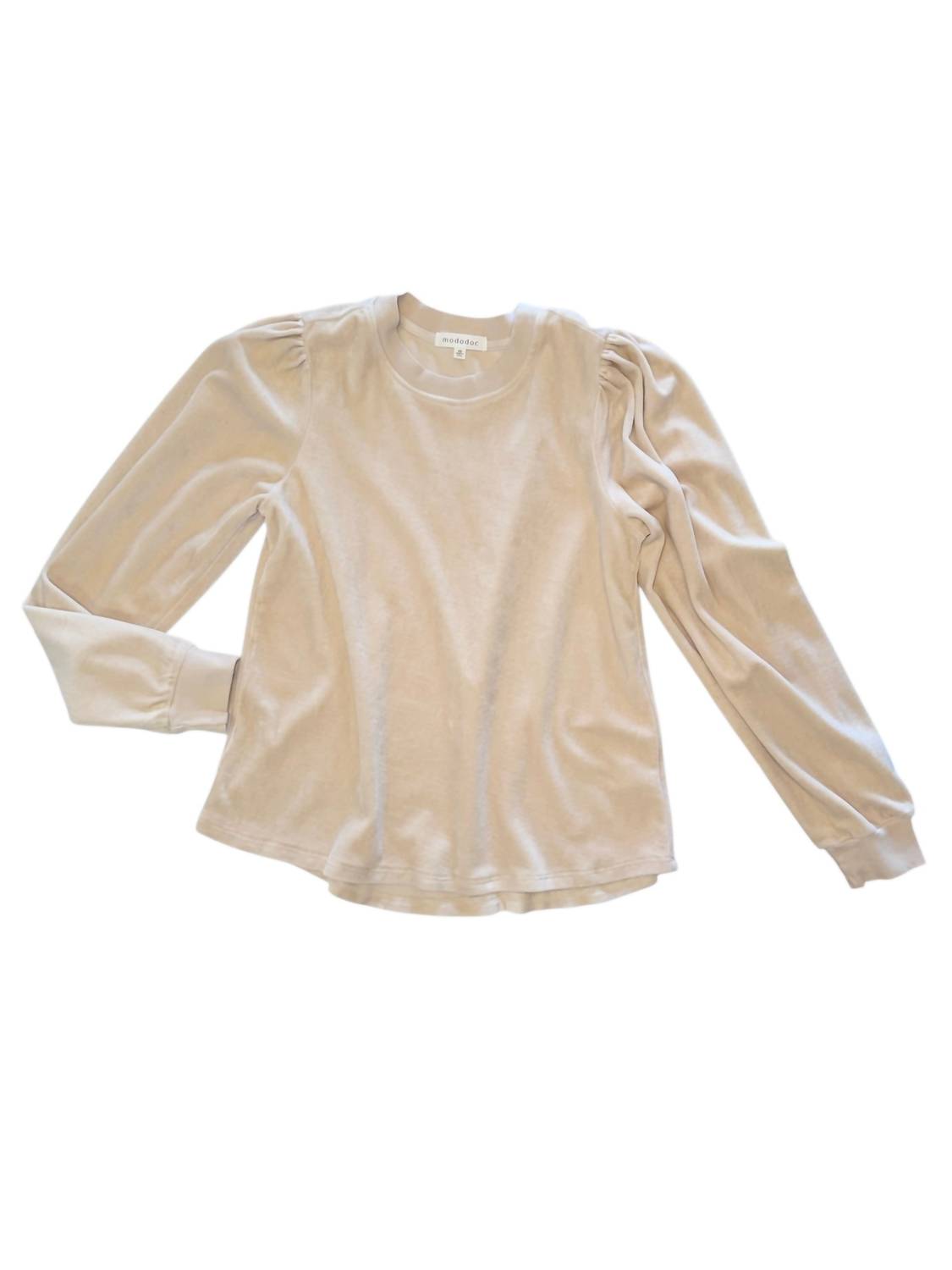 Mododoc - Women's Long Sleeve Swing High-low Top
