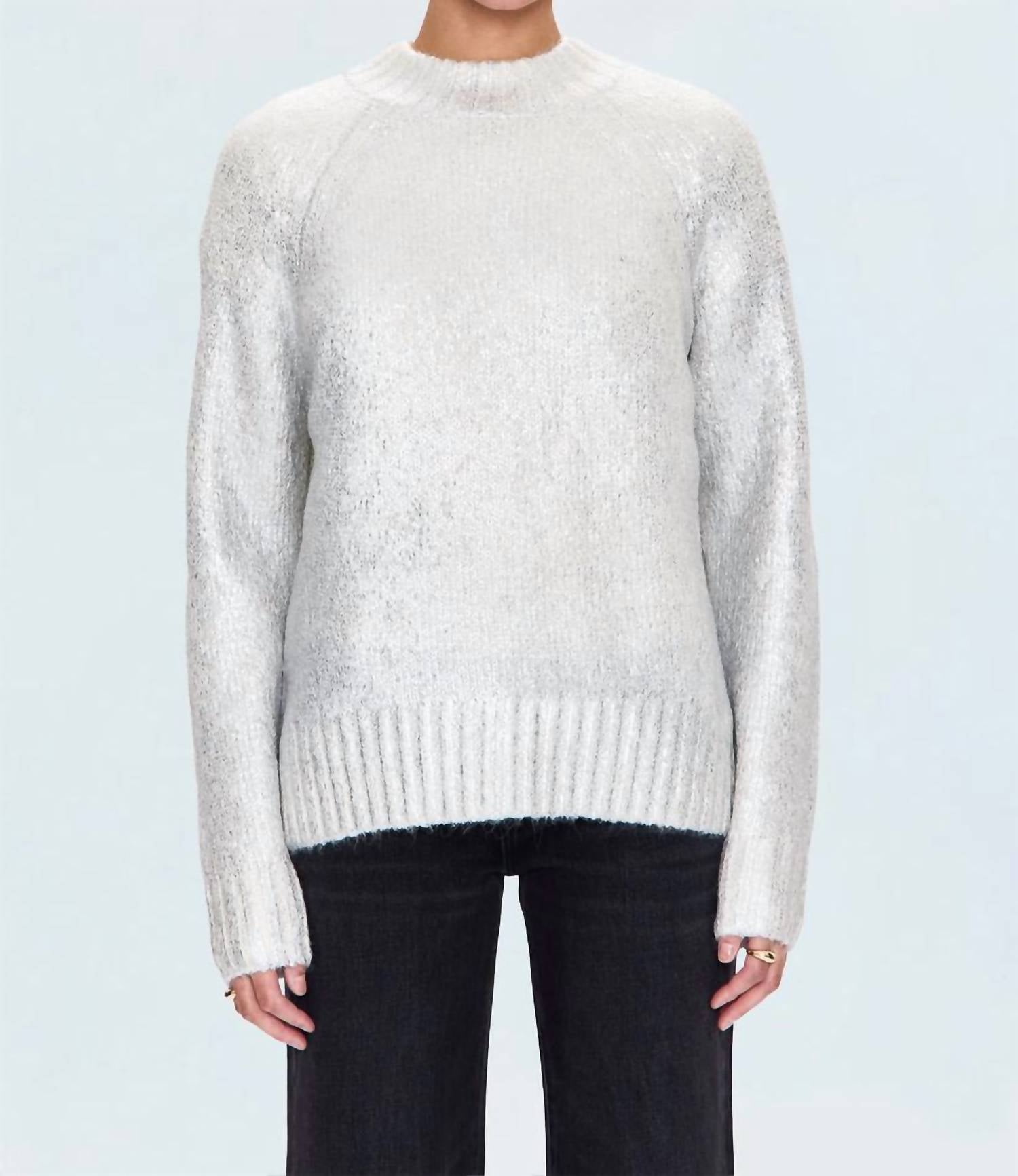 Pistola - Ilana Mock Neck Raglan Sleeve Pullover Sweater