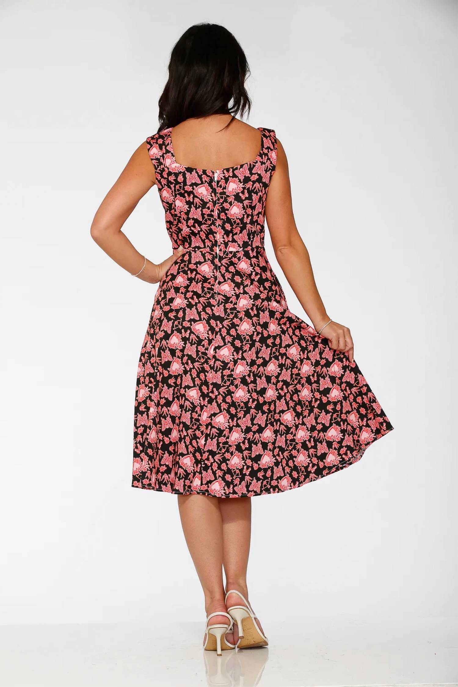 Orchid Bloom - Heart Angel Swing Dress