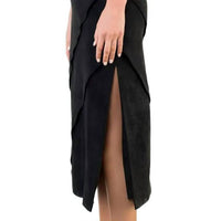 Thml - Long Suede Slit Midi Skirt