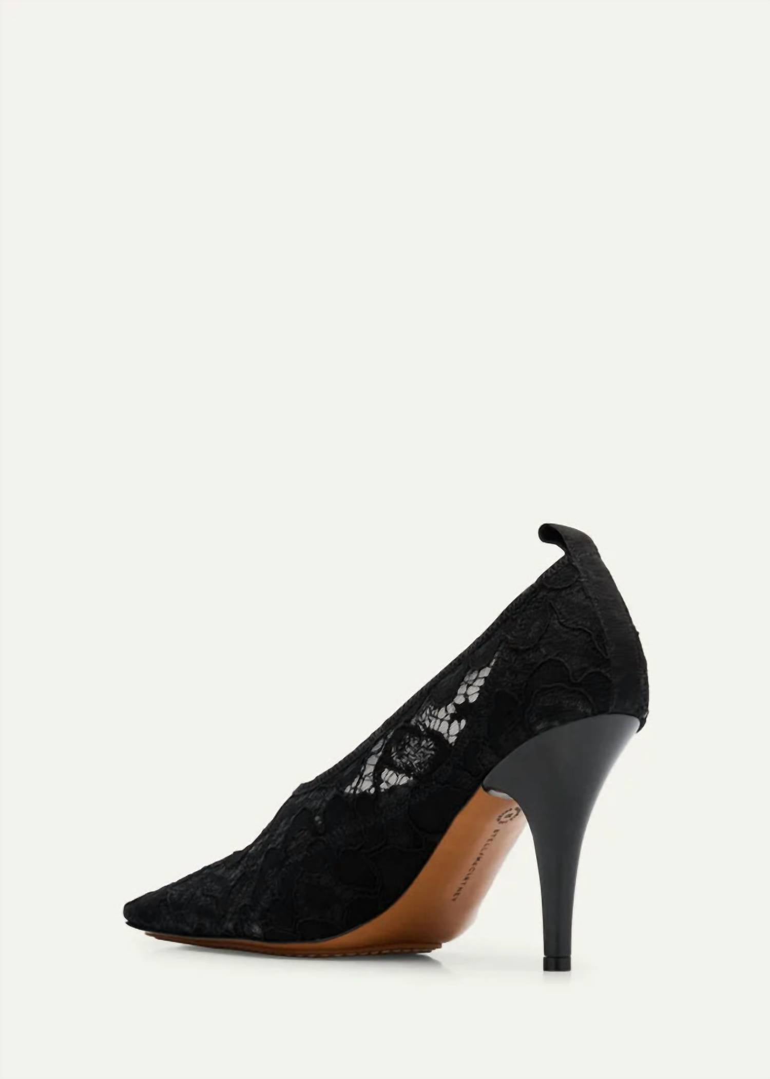 Stella Mccartney - Women's Lace On Mesh Pump