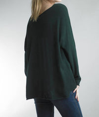 Tempo Paris - V - Neck Oversized Knit Sweater