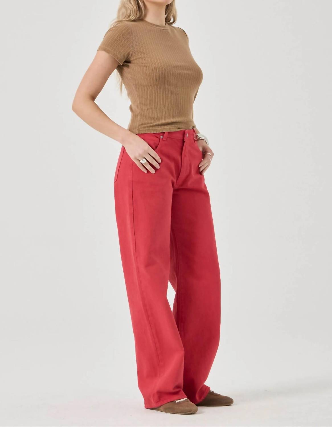 ROLLA'S Kate Baggy Jean in candy - women's jeans - alternate view