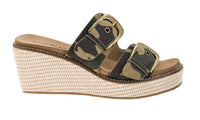 Corkys Footwear - Women's Manifest Buckle Wedge Sandals