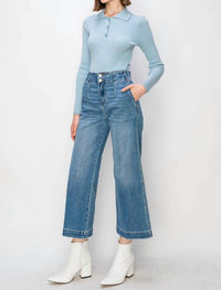 Artemis Vintage - Dani High Rise Wide Leg Jeans