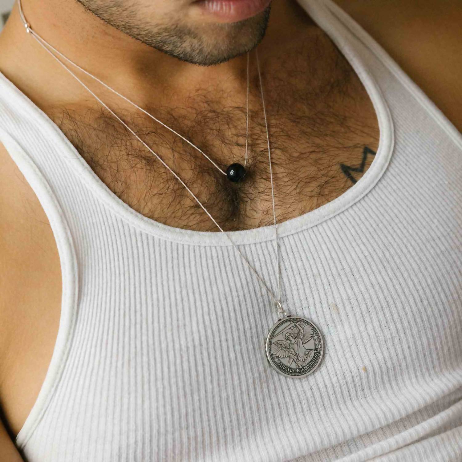 &Livy - Women's Mother Mary and Archangel Michael Protection Necklace