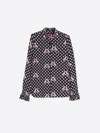 Vilagallo - Leopard Star Print Shirt
