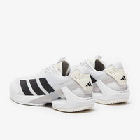 adidas Men's Adizero Ubersonic 5 Tennis Shoes in white silver black 1 - men's shoe - alternate view