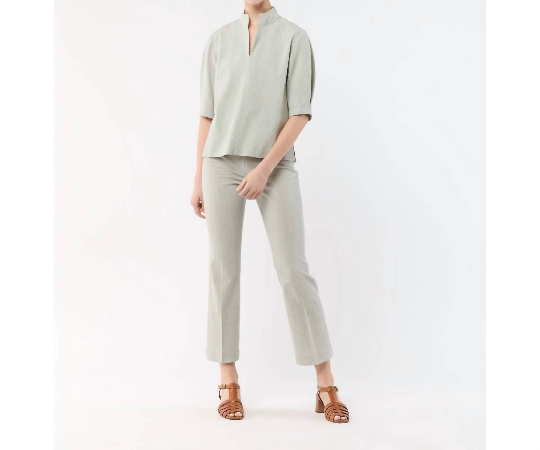 Ann Mashburn - Fayette Flare Cropped Pant