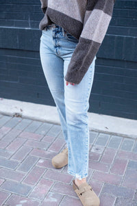 DAZE Women's High Rise High Key Jeans in blue - women's jeans - alternate view
