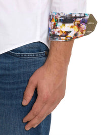 Robert Graham Moxy Long Sleeve Shirt in white - men's shirt - view 5