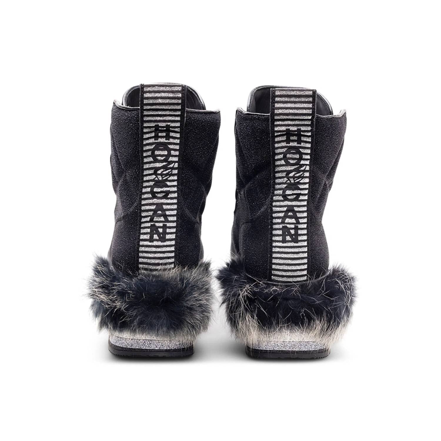 Hogan - Women's Fur-trimmed Platform Boots