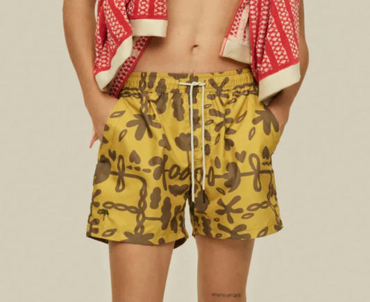 Oas - Galbanum swim shorts