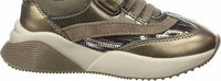 GEOX Girls Sinead Sneakers in dark gold - kids' sneaker - detail view