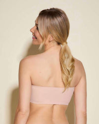 Cosabella Free Cut Micro Curvy Bandeau Bra in sette - women's intimate - detail view