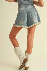 Mustard Seed - Raw Edge Denim Shorts