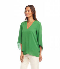Karen Kane - Bracelet Sleeve Asymmetric Top