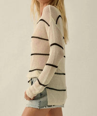 Promesa - Ally Oversized Striped Sweater
