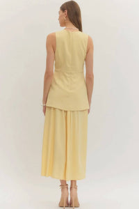 Entro - Uptown Prep Tiered Midi Dress