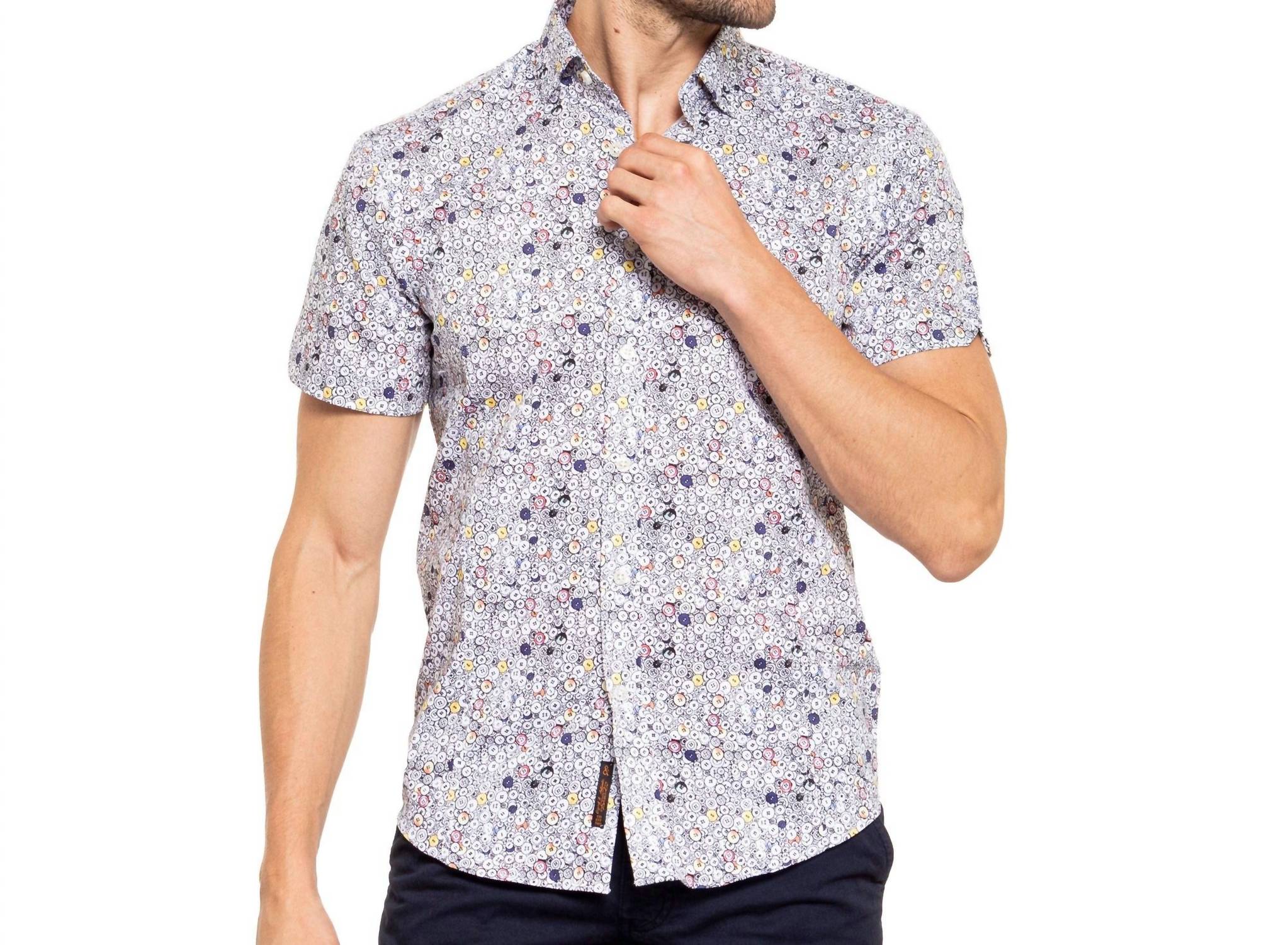 Eight X - Buncha Buttons Short Sleeve Button Down Shirt